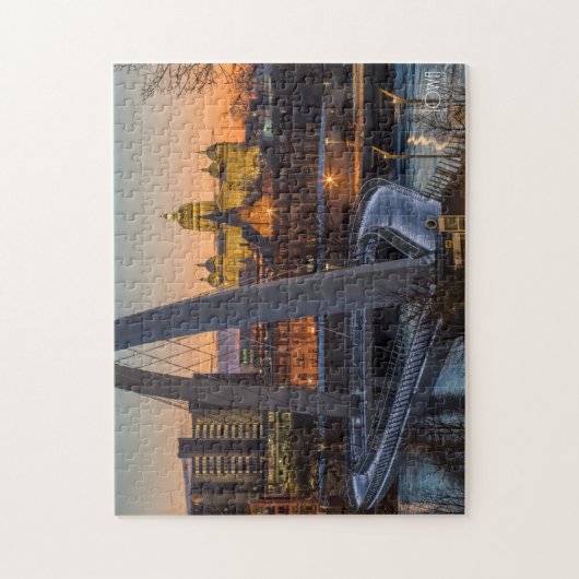 Downtown Des Moines, Iowa Legpuzzel (Verticaal)