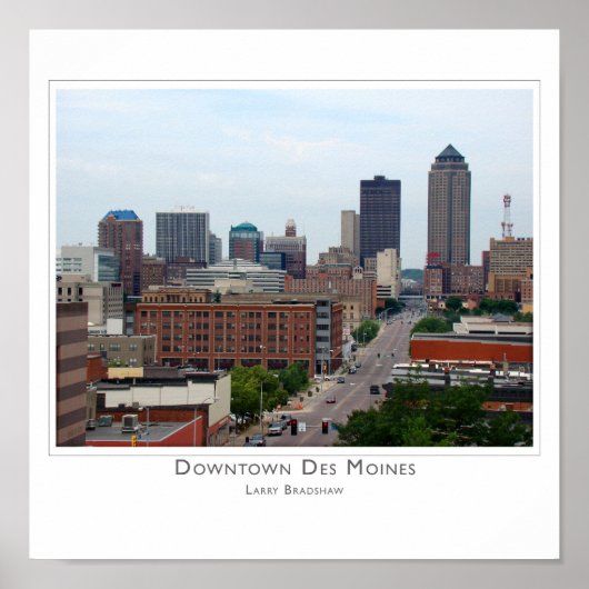 Downtown Des Moines Poster (Voorkant)