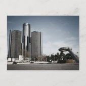 Downtown Detroit Briefkaart (Voorkant)