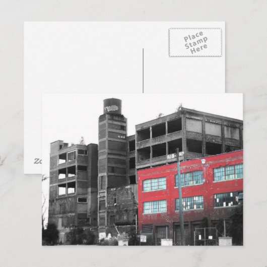 Downtown Detroit Briefkaart (Voorkant / Achterkant)