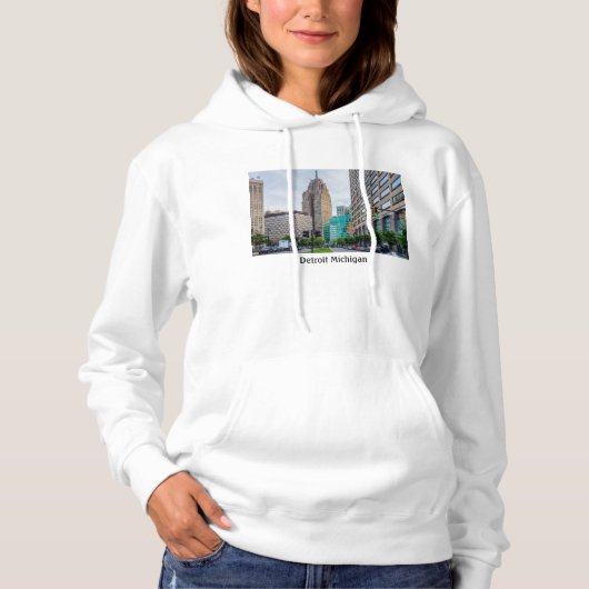 Downtown Detroit Hoodie (Voorkant)