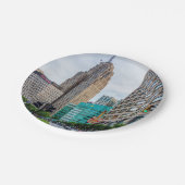 Downtown Detroit Papieren Bordje (Gekanteld)