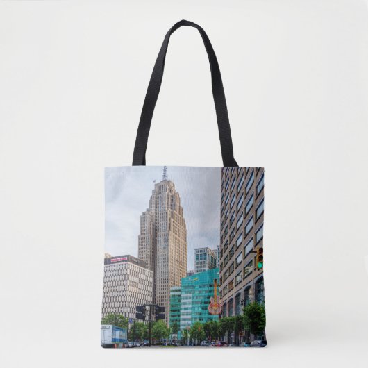 Downtown Detroit Tote Bag (Voorkant)