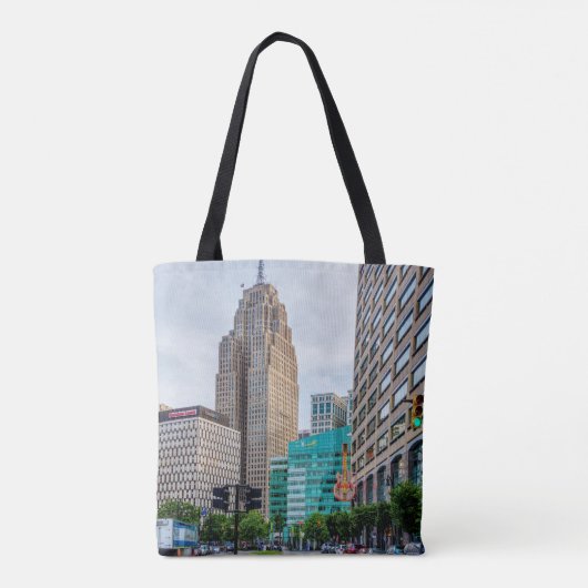 Downtown Detroit Tote Bag (Achterkant)