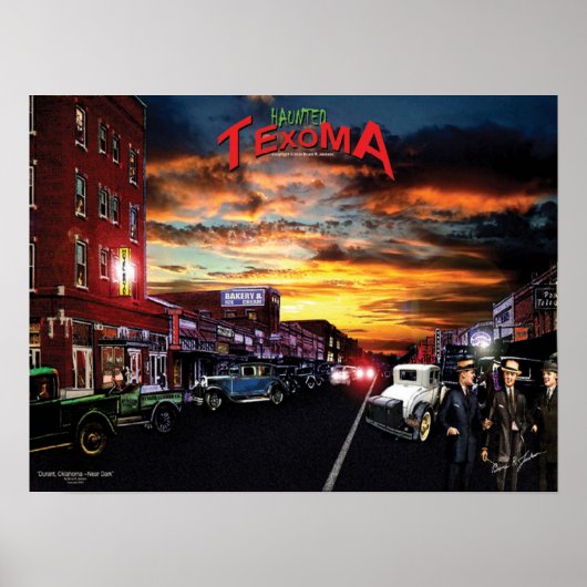 Downtown Durant, Oklahoma Haunted Texoma Poster (Voorkant)