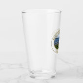 Downtown en Harbour op Mackinac Island, Michigan Glas (Rechts)