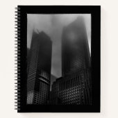 Downtown Fogfest No 2 met de grens Notitieboek (Voorkant)