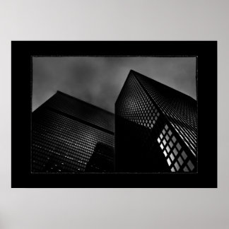 Downtown Fogfest nr. 14 met grens Poster