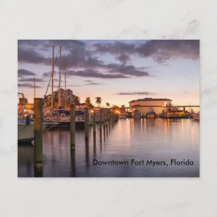 Downtown Fort Myers, Florida Briefkaart