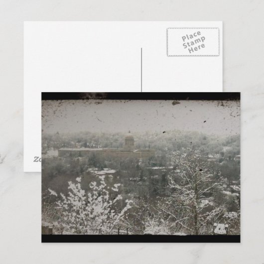 Downtown Frankfort, Kentucky in Winter Briefkaart (Voorkant / Achterkant)