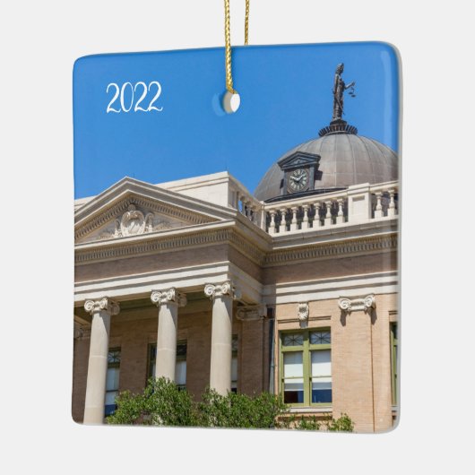 Downtown Georgetown, Texas Keramisch Ornament (Links)