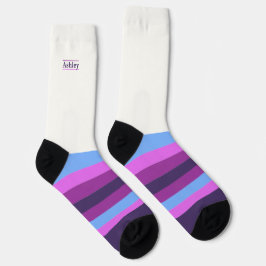 Downtown Girl Stiekem Wild Pink Sokken