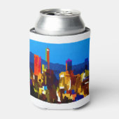 Downtown Greenville South Carolina Skyline Blikjeskoeler (Blikje Voorkant)