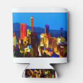 Downtown Greenville South Carolina Skyline Blikjeskoeler (Achterkant)