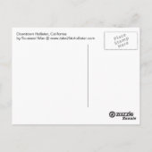 Downtown Hollister, Californië Briefkaart (Achterkant)