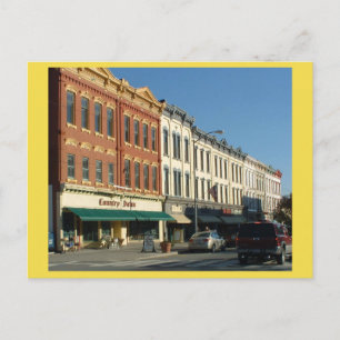 Downtown HONESDALE, Pennsylvania Briefkaart