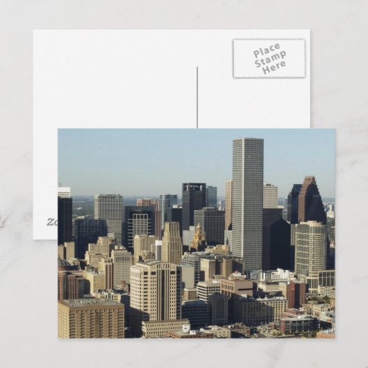 Downtown Houston 2 Briefkaart (Voorkant / Achterkant)