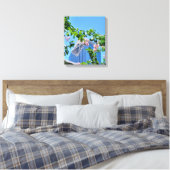 Downtown Houston Garden Canvas Afdruk (Insitu (Slaapkamer))