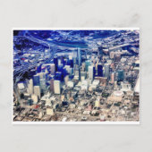 Downtown Houston Panoramic Briefkaart (Voorkant)