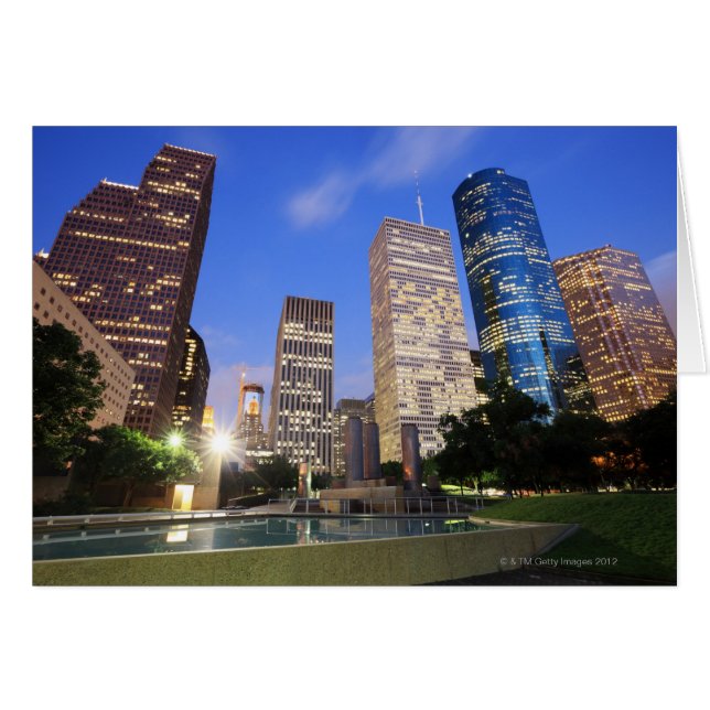Downtown Houston, Texas (Voorkant Horizontaal)
