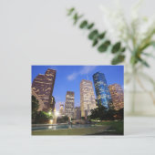 Downtown Houston, Texas Briefkaart (Staand voorkant)