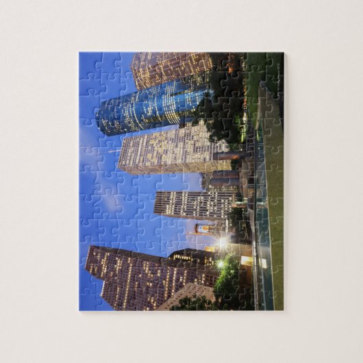 Downtown Houston, Texas Legpuzzel (Verticaal)