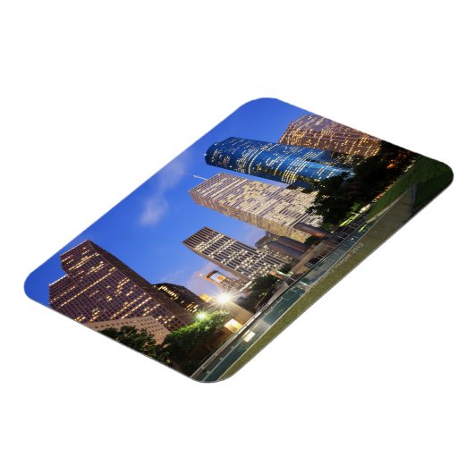 Downtown Houston, Texas Magneet (Linkerzijde)