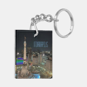 Downtown Indianapolis Acrylische Sleutelhanger