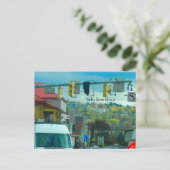 DOWNTOWN ITHACA NEW YORK briefkaart (Staand voorkant)