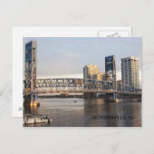 Downtown Jacksonville, Florida Briefkaart (Voorkant / Achterkant)
