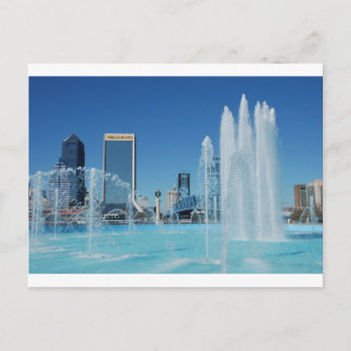 Downtown Jacksonville Florida Friendship Fountain Briefkaart