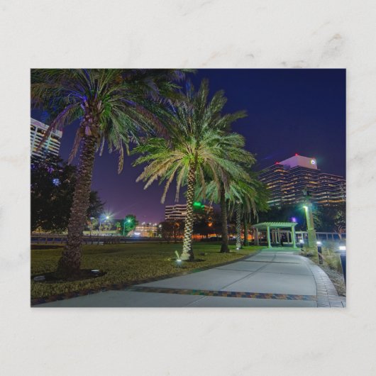 Downtown Jacksonville Florida Skyline Briefkaart (Voorkant)