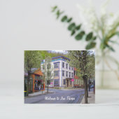 Downtown Jim Thorpe, PA Briefkaart (Staand voorkant)