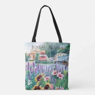 Downtown Juneau Red Dog Saloon Canvas tas