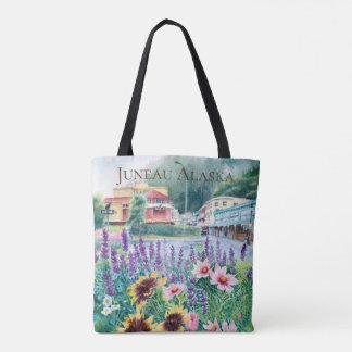 Downtown Juneau Red Dog Saloon Canvas tas