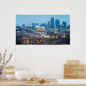 Downtown Kansas City Holiday Lights Poster (Keuken)