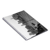 Downtown Kansas City, Missouri Black & White Photo Notitieboek (Rechterzijde)