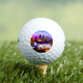 Downtown Kansas City Missouri Skyline Golfballen (Insitu Shirt)