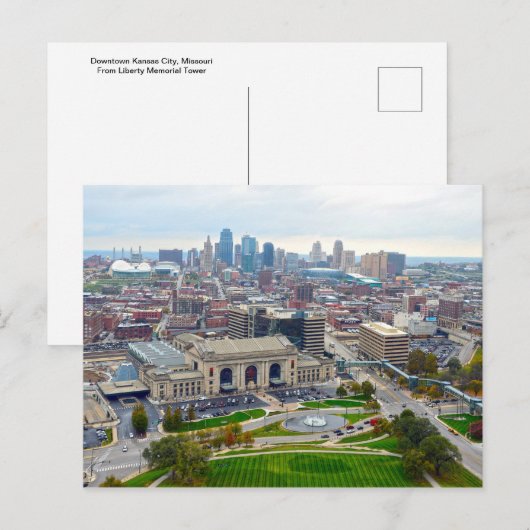 Downtown Kansas City, Missouri, Uitzicht Briefkaart (Voorkant / Achterkant)