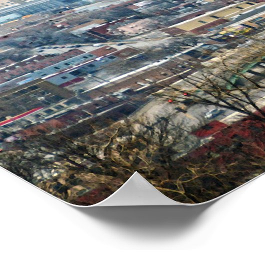 Downtown Kansas City, Missouri, Uitzicht Poster (Hoek)