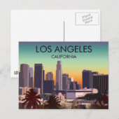 Downtown L.A. Briefkaart (Voorkant / Achterkant)