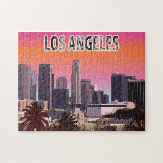 Downtown L.A. Legpuzzel (Horizontaal)