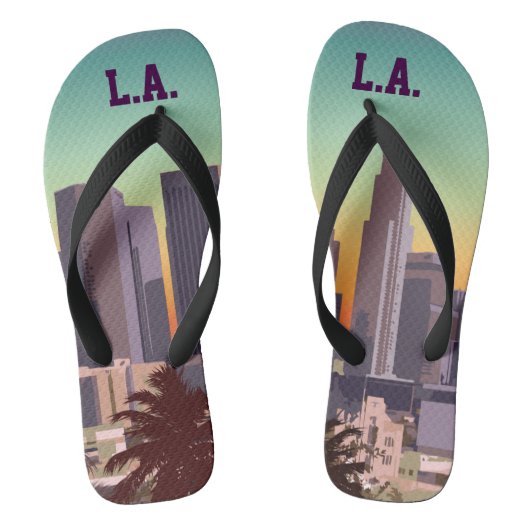 Downtown L.A. Teenslippers (Voetbed)