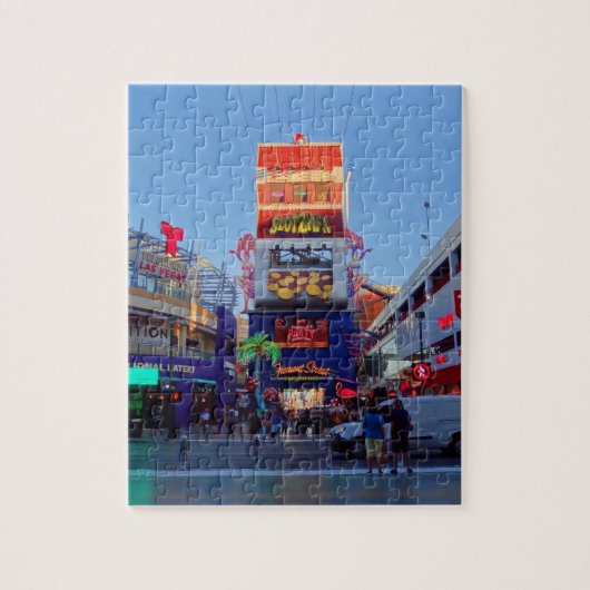 Downtown Las Vegas #2 Jigzaag Puzzle Legpuzzel (Verticaal)