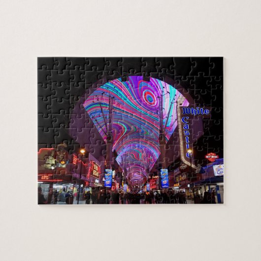 Downtown Las Vegas #5 Jigzaag Puzzle Legpuzzel (Horizontaal)