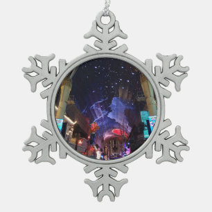 Downtown Las Vegas #6 Snowflake Ornament