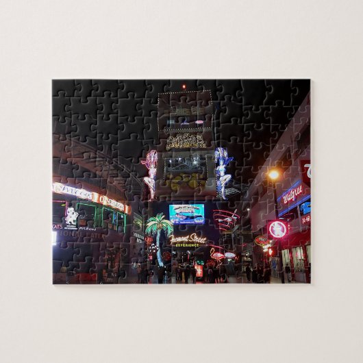 Downtown Las Vegas #7 Jigzaag Puzzle Legpuzzel (Horizontaal)