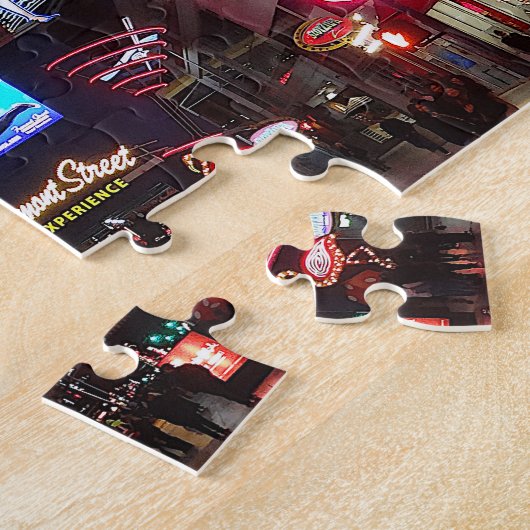 Downtown Las Vegas #7 Jigzaag Puzzle Legpuzzel (Zijkant)