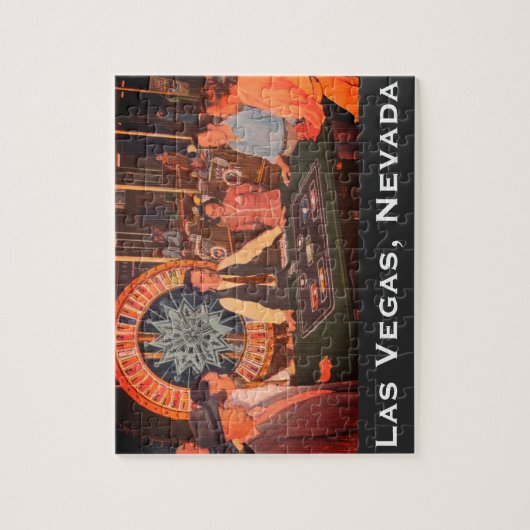 Downtown Las Vegas, Nevada  Casino Scene Legpuzzel (Verticaal)