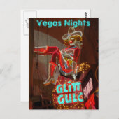 Downtown Las Vegas Nights Briefkaart (Voorkant / Achterkant)